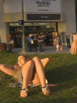 #Public #Funny #Pussy #Outdoor #Cute Girl #Vertical Porn #Upskirt #Teddi Rae #Veronica Weston