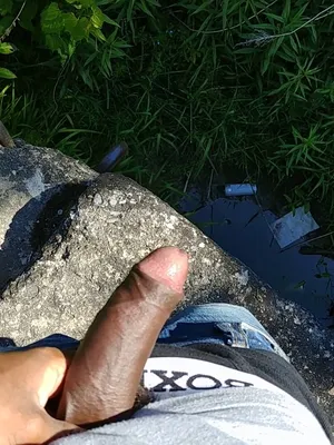 #Handjob #Outdoor #Black Cock #Vertical Porn