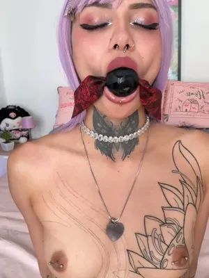 #Teen #Tattoo #Small Tits #Nipple Piercing #Young #Onlyfans #Gagged #Teasing #Sexy #Cute Girl #FYP #Lunar Ivy