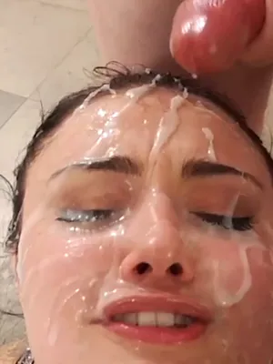 #Gangbang #Brunette #Bukkake #Vertical Porn