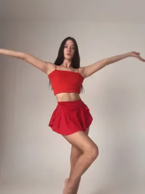 #Brunette #Skirt #Muscular #Teasing #Women #Worship #Short #Red #Goddess #Strong