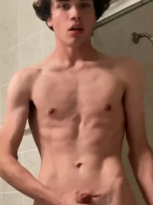 #Cumshot #Solo #Gay #Slim #Twink #Jerking Off #Vertical Porn