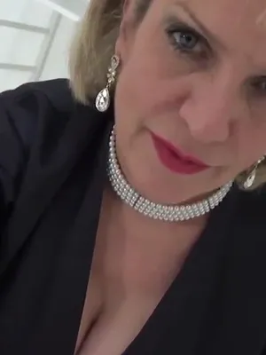 #Mature #MILF #Tits #Blonde #Beautiful #Solo #Big Natural Tits #Sexy #Pearl Choker