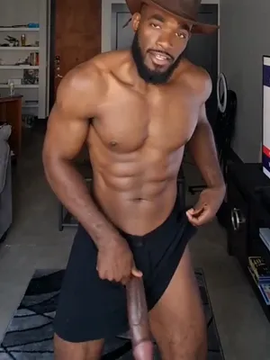 #BBC #Muscular #Lingerie #Solo #Gay #Bearded #Jerking Off #Black Cock #Monster Cock #Vertical Porn #Six Pack #Black Man #Cowboy Hat