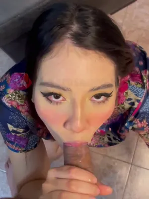 #Brunette #Glasses #Cumshot #Handjob #Facial #Fucking #Vertical Porn