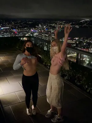 #Face Mask #Flashing Tits #Vertical Porn