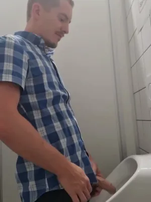 #Pissing #Cumshot #Solo #Gay #Jerking Off #Public Toilet #Vertical Porn