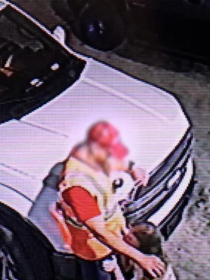 Cute Blonde Teen Banged by the Roadside Assistance