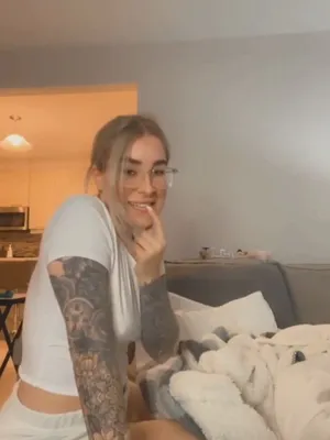 #Blowjob #Tattoo #Blonde #Glasses #Masturbation #Dildo #Big Ass #Beautiful #Cowgirl #POV #Riding Dildo #Vertical Porn