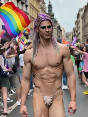 #素人 #露出 #Beautiful #Solo #焦らし #POV #ソフト #Makeup #Colored Hair #Pride Month #Ai Porn #Horns #Pride #Drag Queen