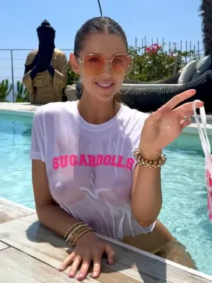 #Amateurs #Big Tits #Brunette #Pool #Pornstar #Onlyfans #Teasing #Vertical Porn #Wet T Shirt #Sunglasses #Sybil A