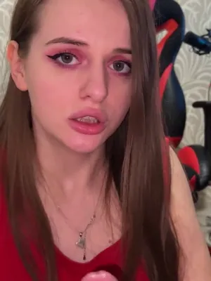 #Teen #Blowjob #Brunette #Handjob #Cum #Vertical Porn