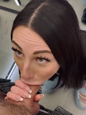 #Blowjob #Brunette #Deepthroat #Big Cock #Vertical Porn