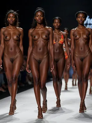 #Public #Ebony #Naked #Pretty #Models #Supermodels Undressed
