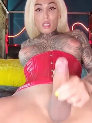 #Shemale #Tattoo #Blonde #Cumshot #Latina #Lingerie #Solo #Jerking Off #Latex Boots #Tranny MILF #Latex Corset #TS Eden Raynes