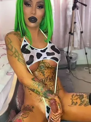#Big Tits #Shemale #Tattoo #Cumshot #Lingerie #Boots #Jerking Off #Fake Tits #Dirty Talk #British #Sexy Lingerie #Green Hair #Long Nails #Vertical Porn #Oiled Cock #Hot Lingerie #Thong To The Side #Transcock #Tranny MILF #TS Mia Maffia
