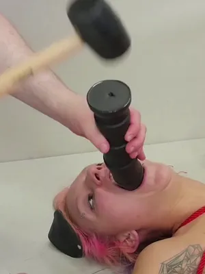 #Bondage #Dildo #Giant Dildo #E- Girls #Dildo Blowjob #Vertical Porn