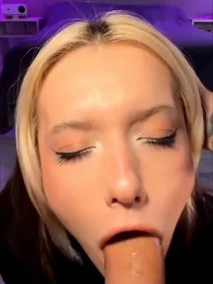 Hot Blonde is So Good at Cock Sucking