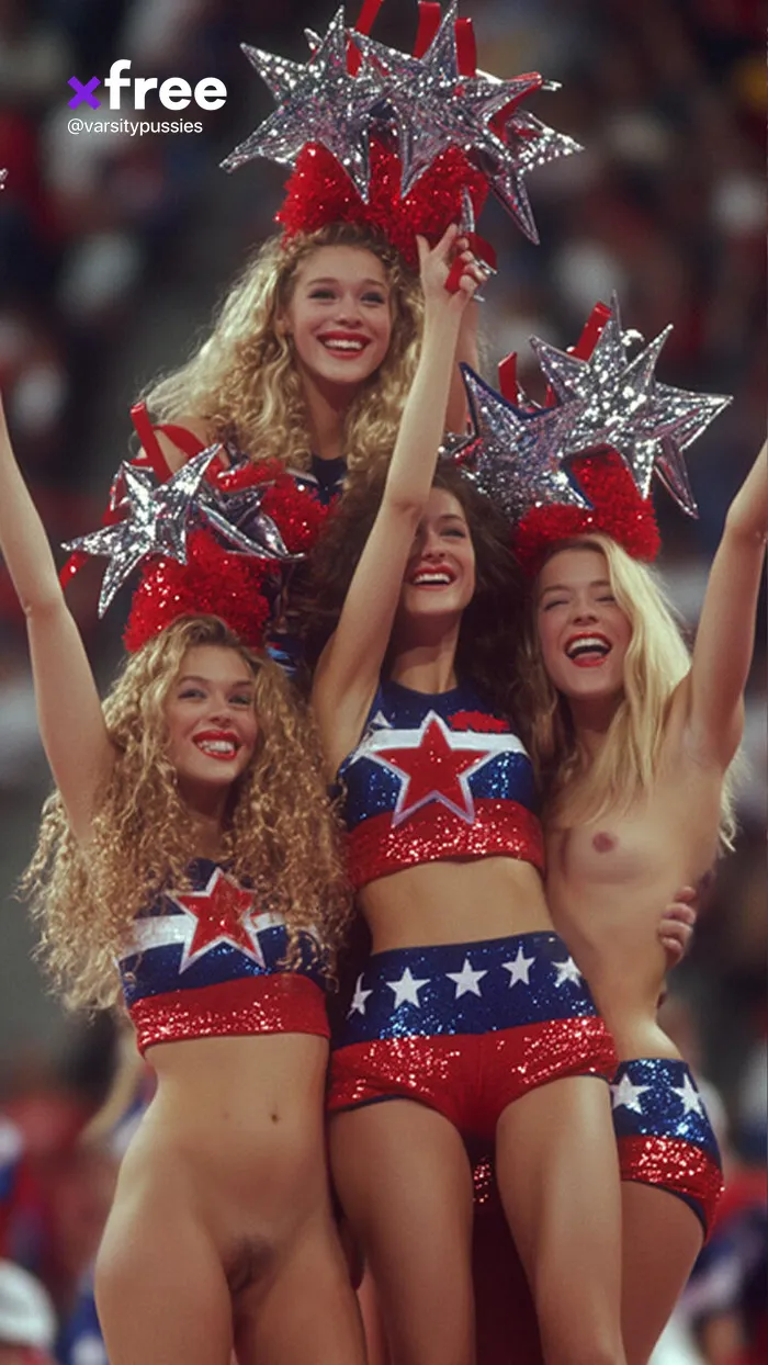 Naked cheerleaders turning up the heat! Tits out, pussy out, and a whole  lot of porn vibes in public! - @varsitypussiess Sex Reel On xfree.com –  TikTok Porn & Shorts