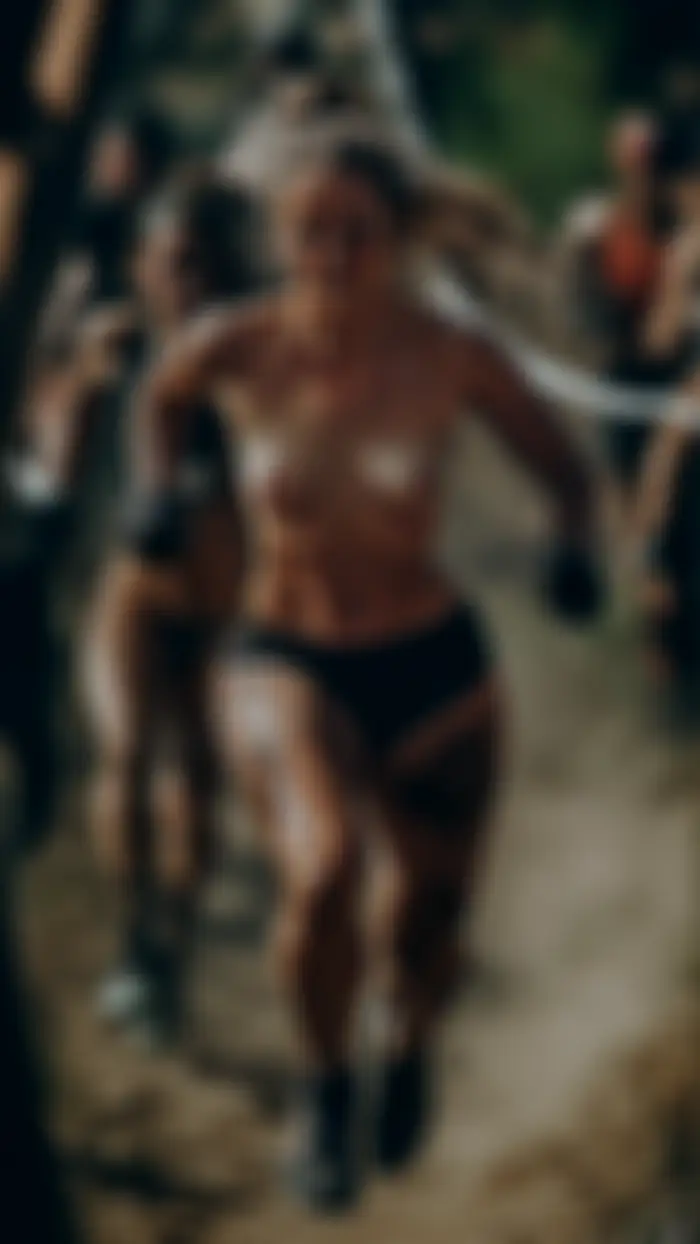 Who knew Spartan Race could be this hot Naked athletes covered in  